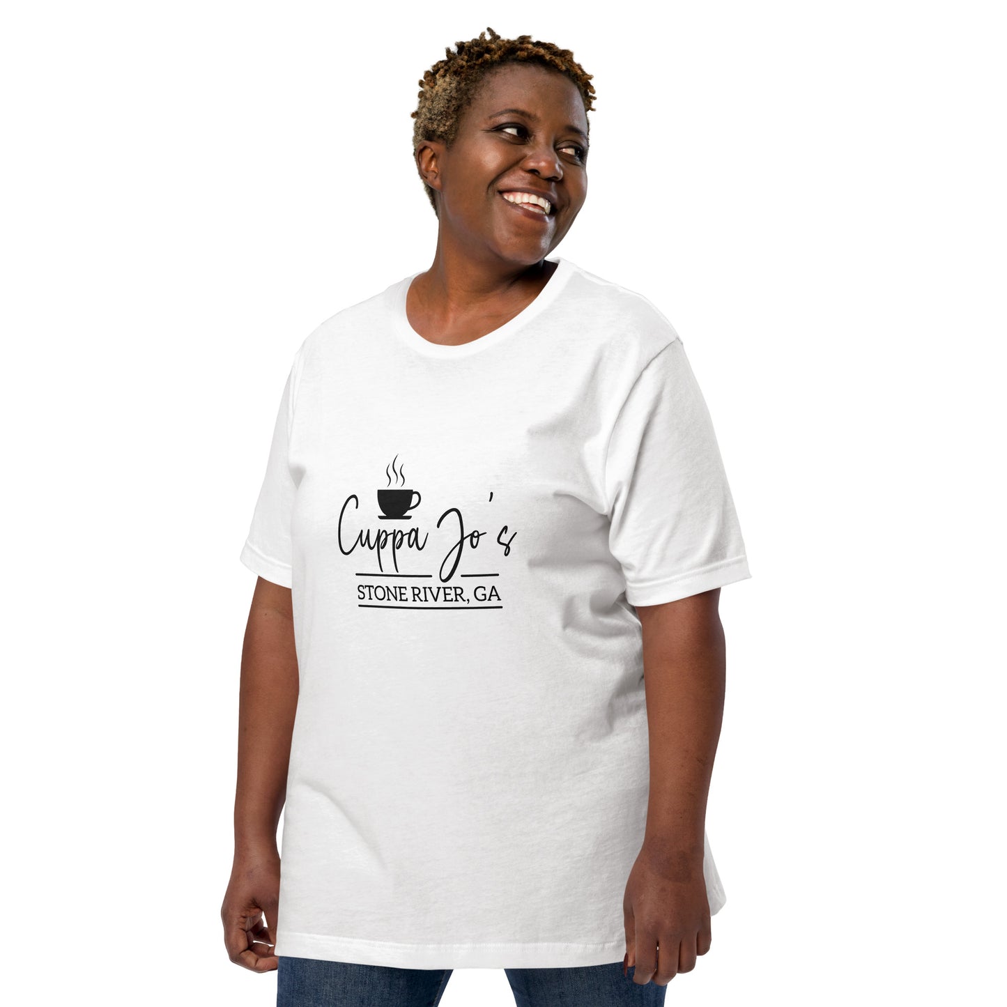 Unisex t-shirt FEATURING CUPPA JO'S FROM THE STONE RIVER SERIES!