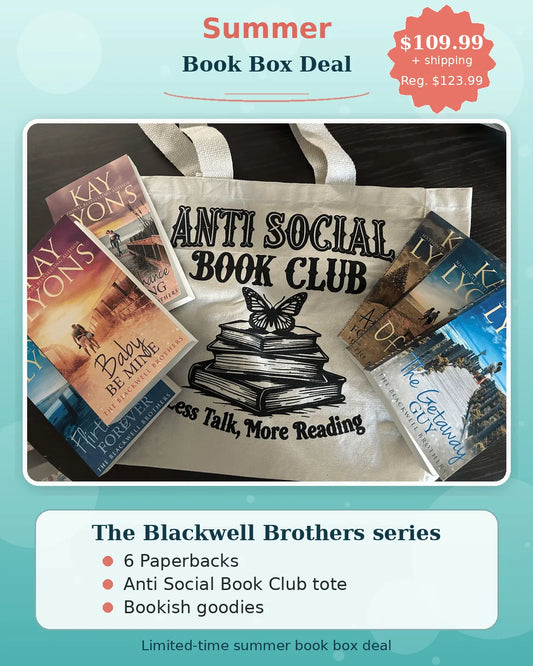 The Blackwell Brothers Summer Book Box Deal - only ONE tote available