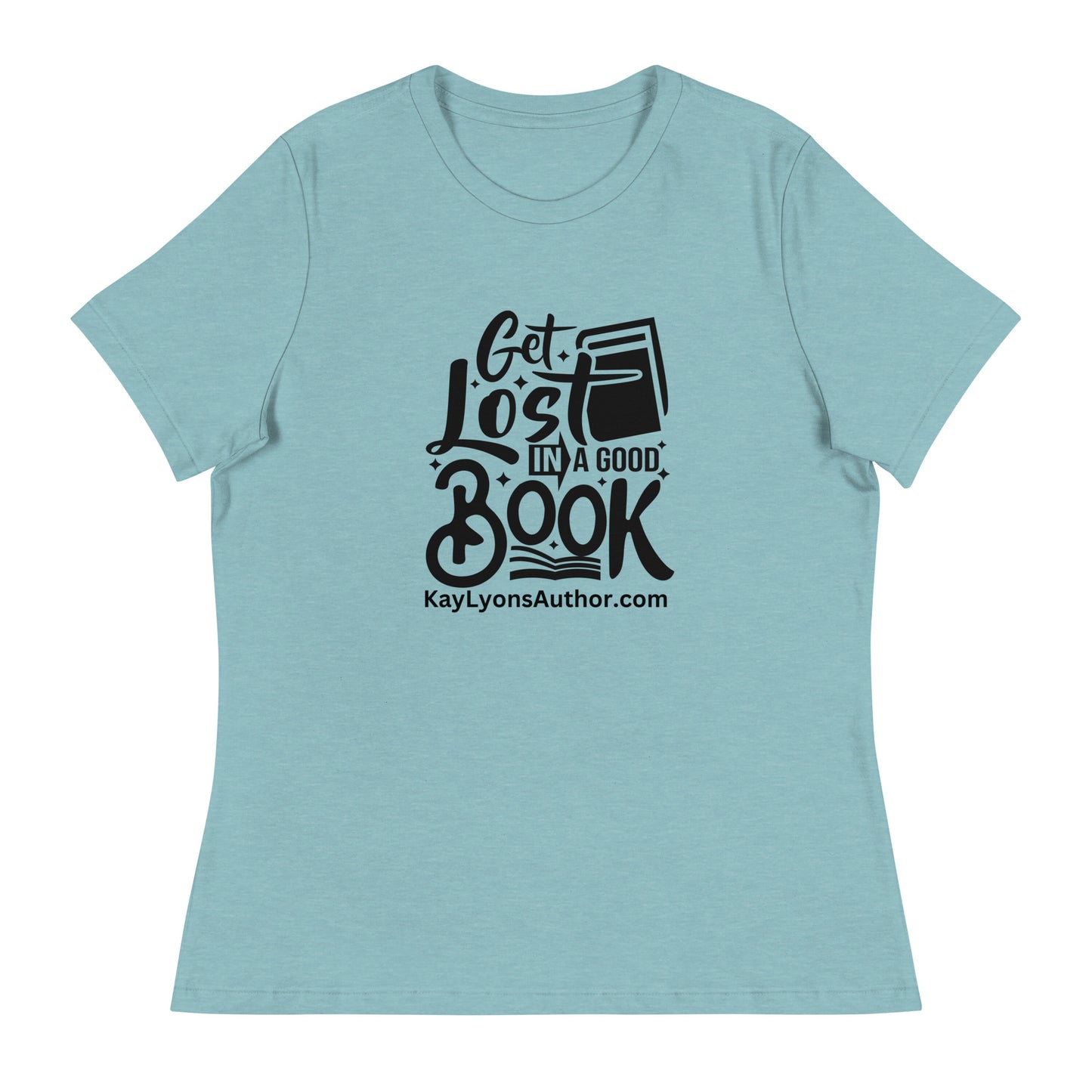 Women's Relaxed T-Shirt-GET LOST IN A GOOD BOOK