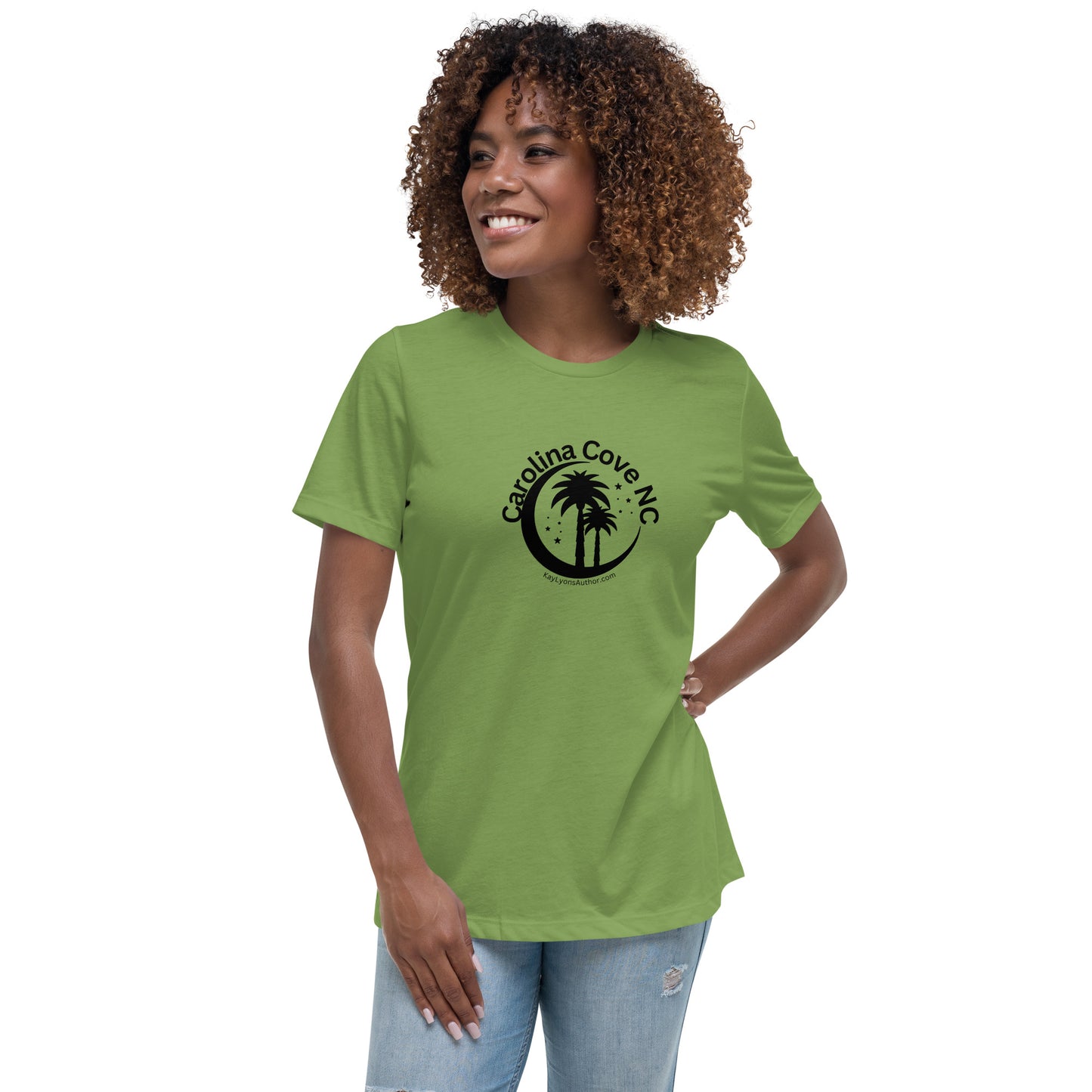 Women's Relaxed T-Shirt-FEATURING OUR FAVORITE FICTIONAL TOWN CAROLINA COVE NC